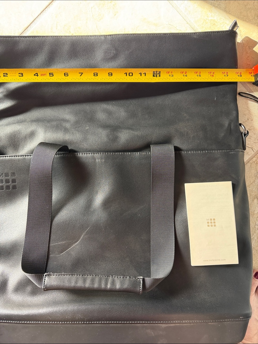 MOLESKINE my cloud Weekender Bag black backpack and tote new quiet luxury - Picture 13 of 16